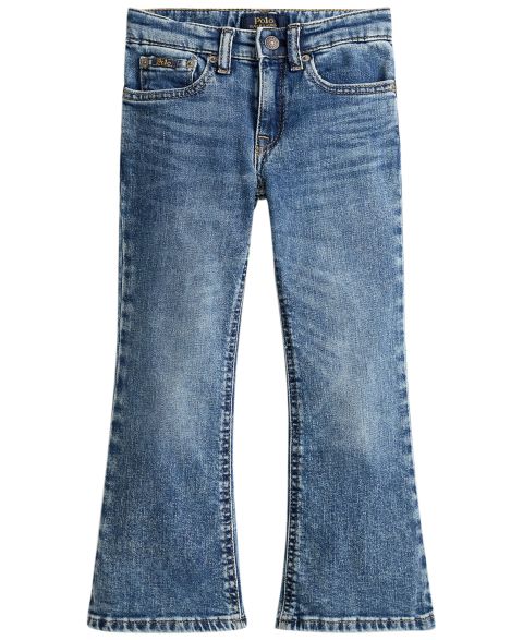 Джинсы Polo Ralph Lauren Flared Stretch Denim Jeans для девочек, цвет: Варёный