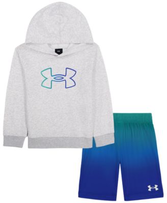 Boys' 2T-7 Long-Sleeve Hoodie and Shorts, 2-Piece Set