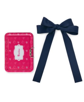Girls Classic Long Ribbon Bow Clip Gift Set