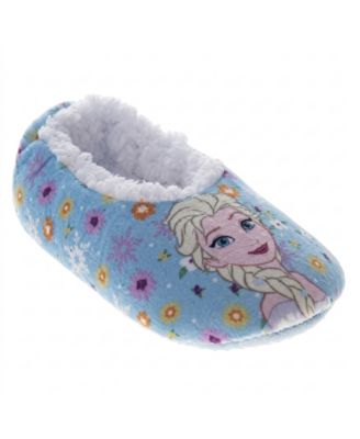 Girls Frozen Elsa Slippers Comfortable Cozy Indoor Soft