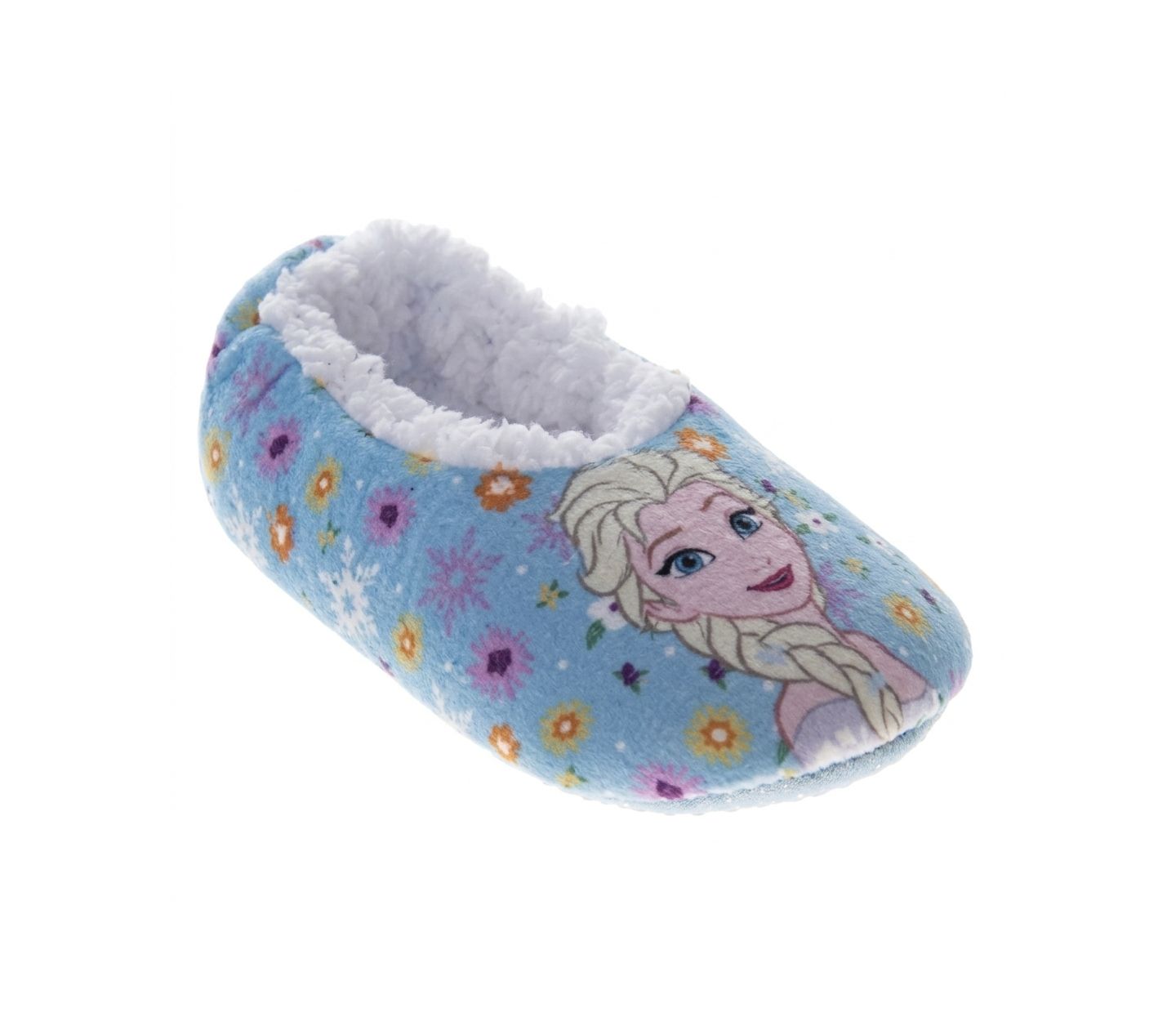 Тапочки Disney Frozen Elsa Slippers Comfortable Cozy Indoor Soft для девочек-малышей, цвет: Синий — фото 1