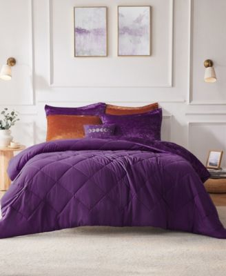 Felicia Velvet 4-Pc. Comforter Set, Full/Queen