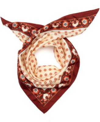 Block Printed Triangle Scarf