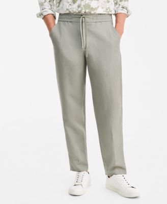 Men's Lightweight Linen Drawstring Pants
