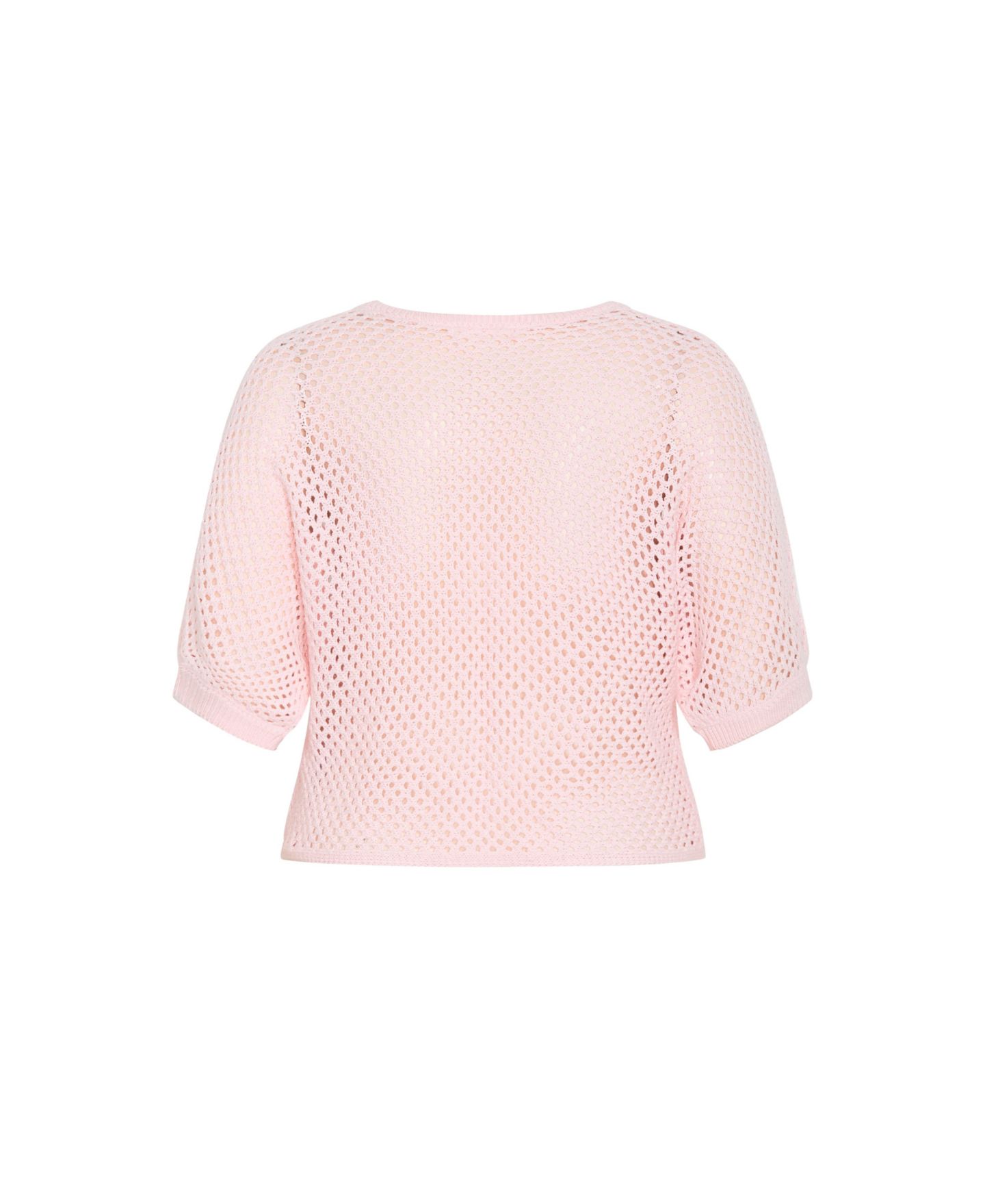 Женский топ CITY CHIC CITY Chi Crochet Knit Top, цвет: Розовый — фото 4