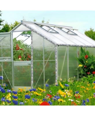 20 PCS 6.6 FT Greenhouse Film Lock Channel, 1mm Thick Aluminum Alloy Wire Duct