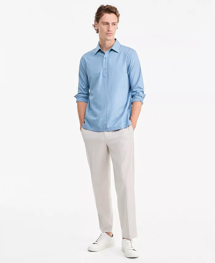 Men's Long-Sleeve Plaid Shirt - thumbnail 3