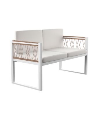 Wallmond Cushioned Outdoor Loveseat/Settee