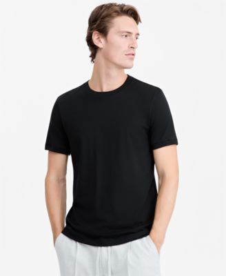 Men's Mercerized Cotton Short-Sleeve Crewneck T-Shirt