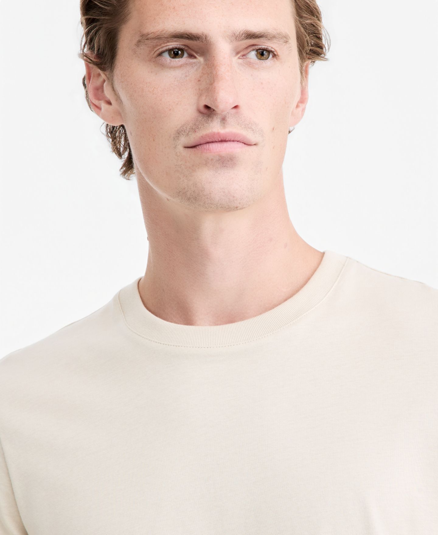 Мужская футболка Alfani Mercerized Cotton Short-Sleeve Crewneck, цвет: Abalone — фото 2