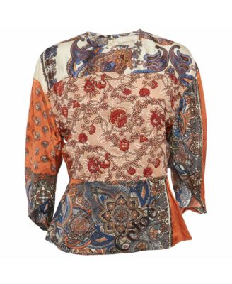 Women's Printed Crepe Blouse