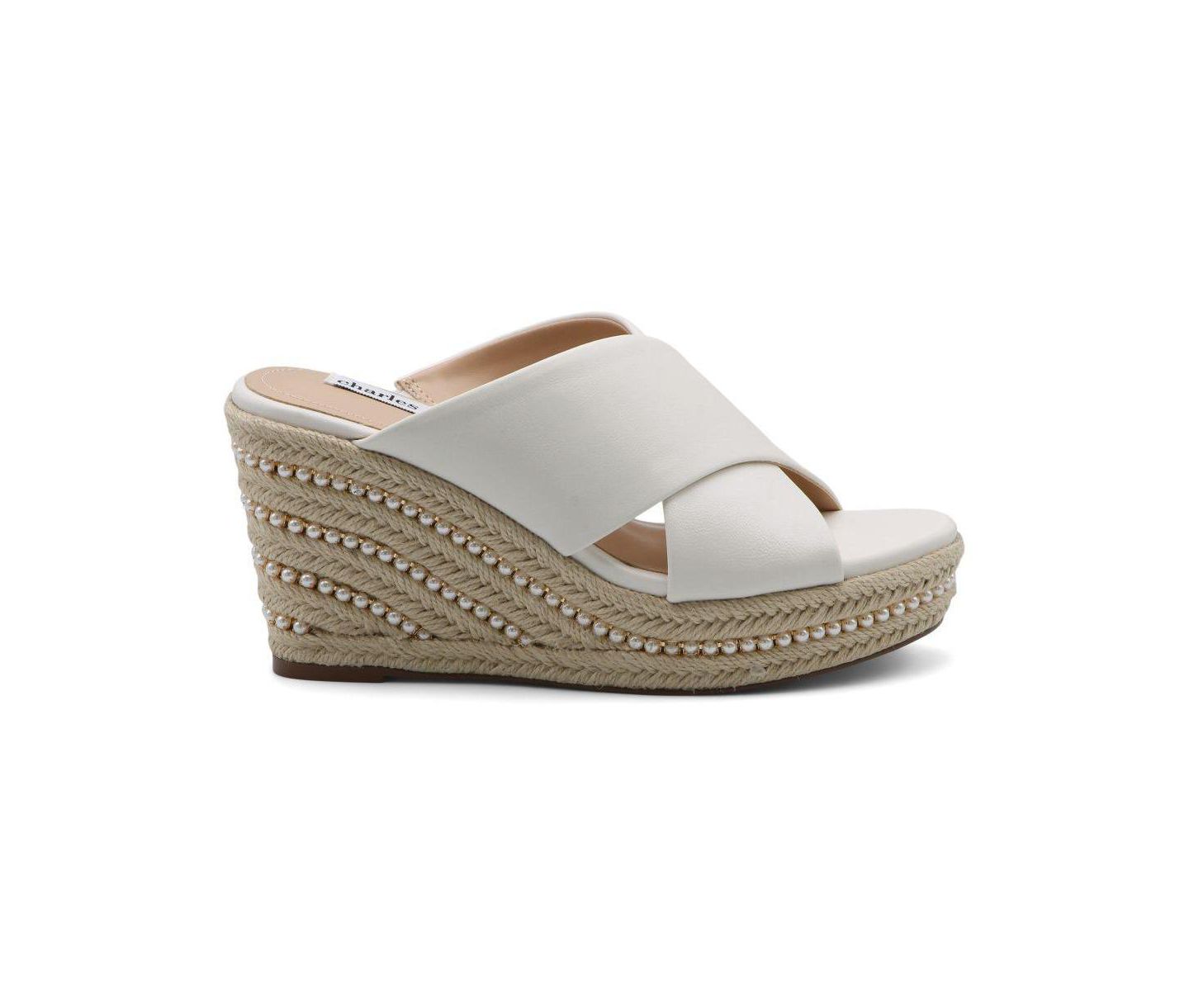 Женские сандалии Charles David Cate-1 Platform Wedge Sandal, цвет: Белый — фото 2