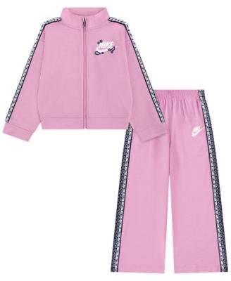Girls' 4-6X Retro Remix Long-Sleeve Jacket and Pants, 2-Piece Set