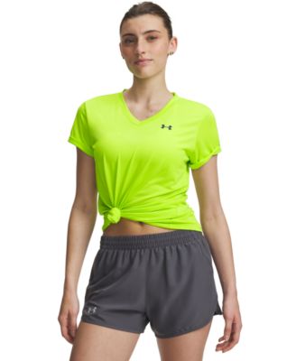 Women's Tech V-Neck Short-Sleeve Top