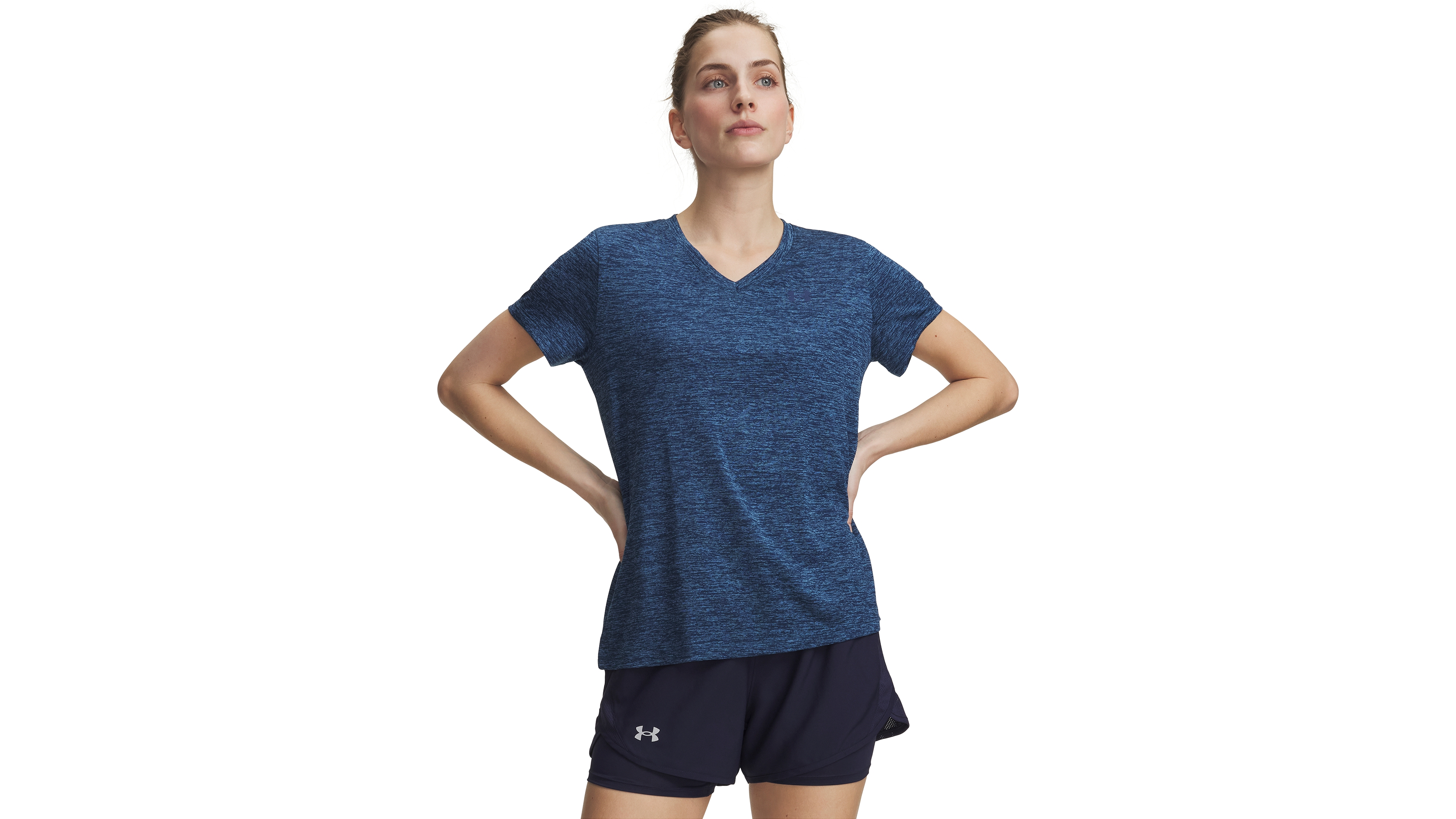 Under Armour Women's Twist Tech V-Neck Short-Sleeve Top