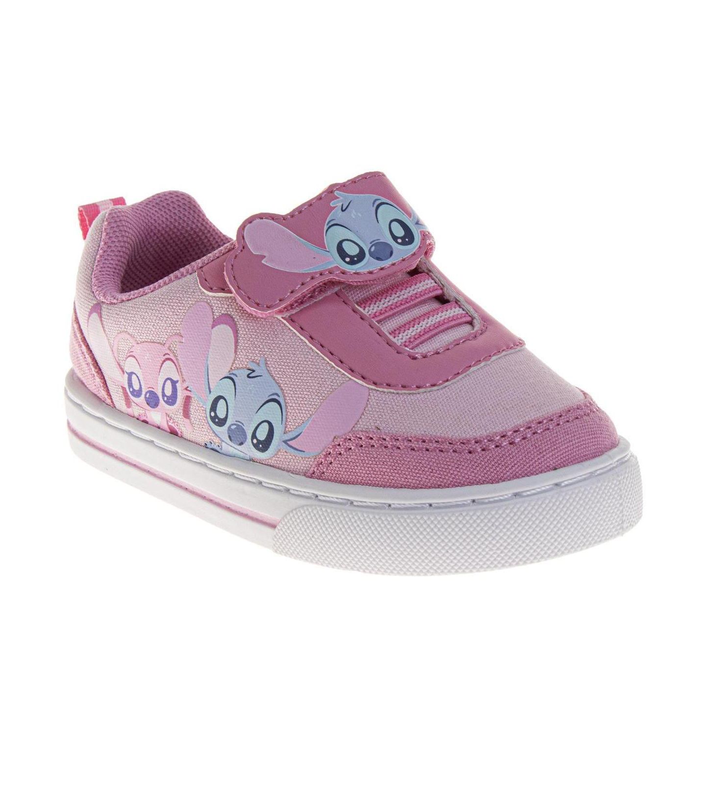 Кроссовки Disney Stitch Hook & Loop Sneakers для девочек, цвет: Розовый — фото 1