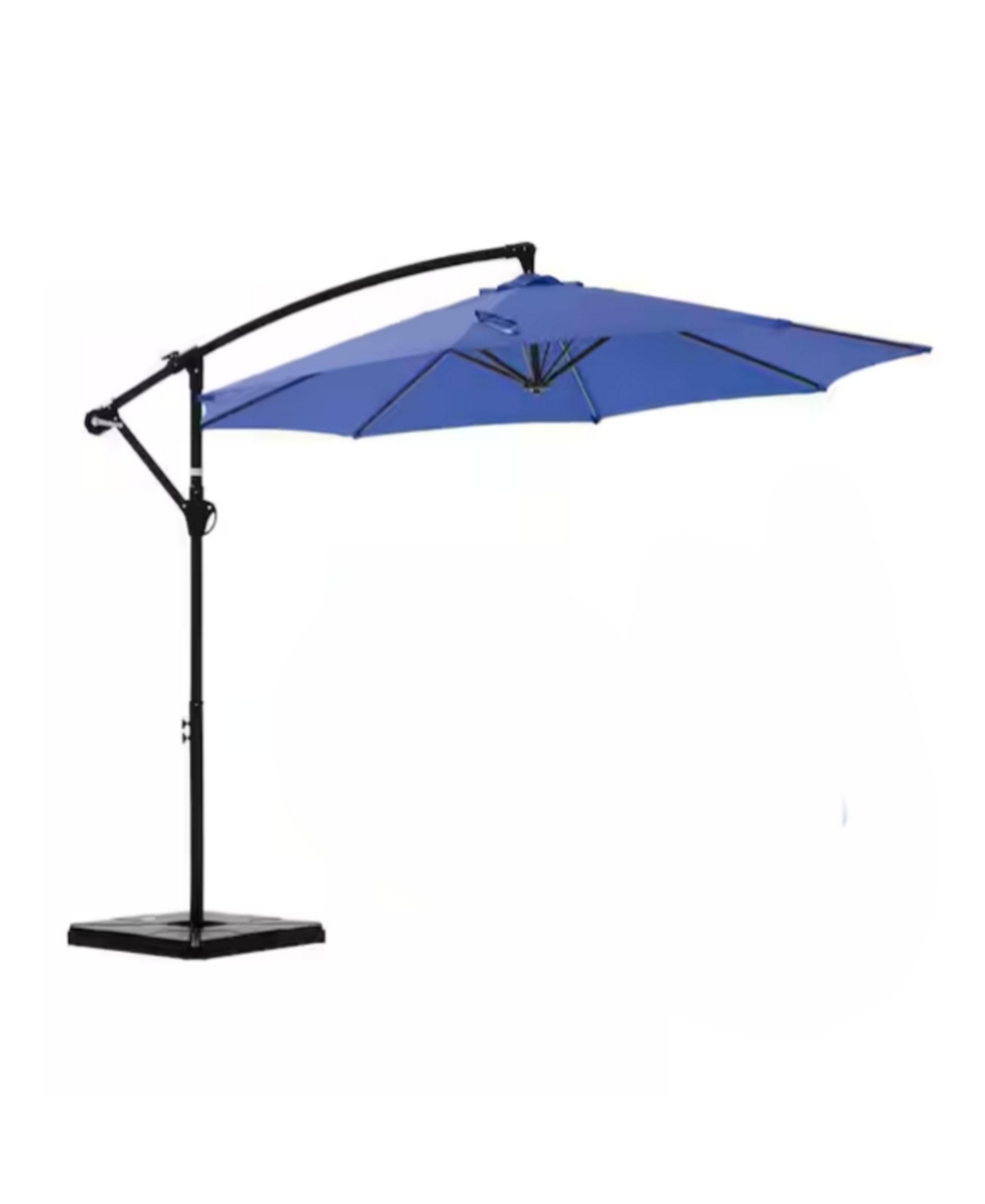 Yiortwo 9.7 Feet Offset Patio Umbrella Cantilever Outdoor Sun Shade With Tilt
