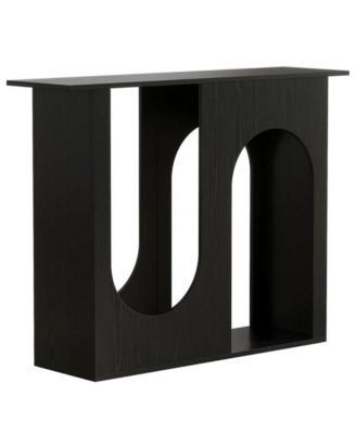 Narrow Sofa Console Table with Arched Design for Hallway and Living Room