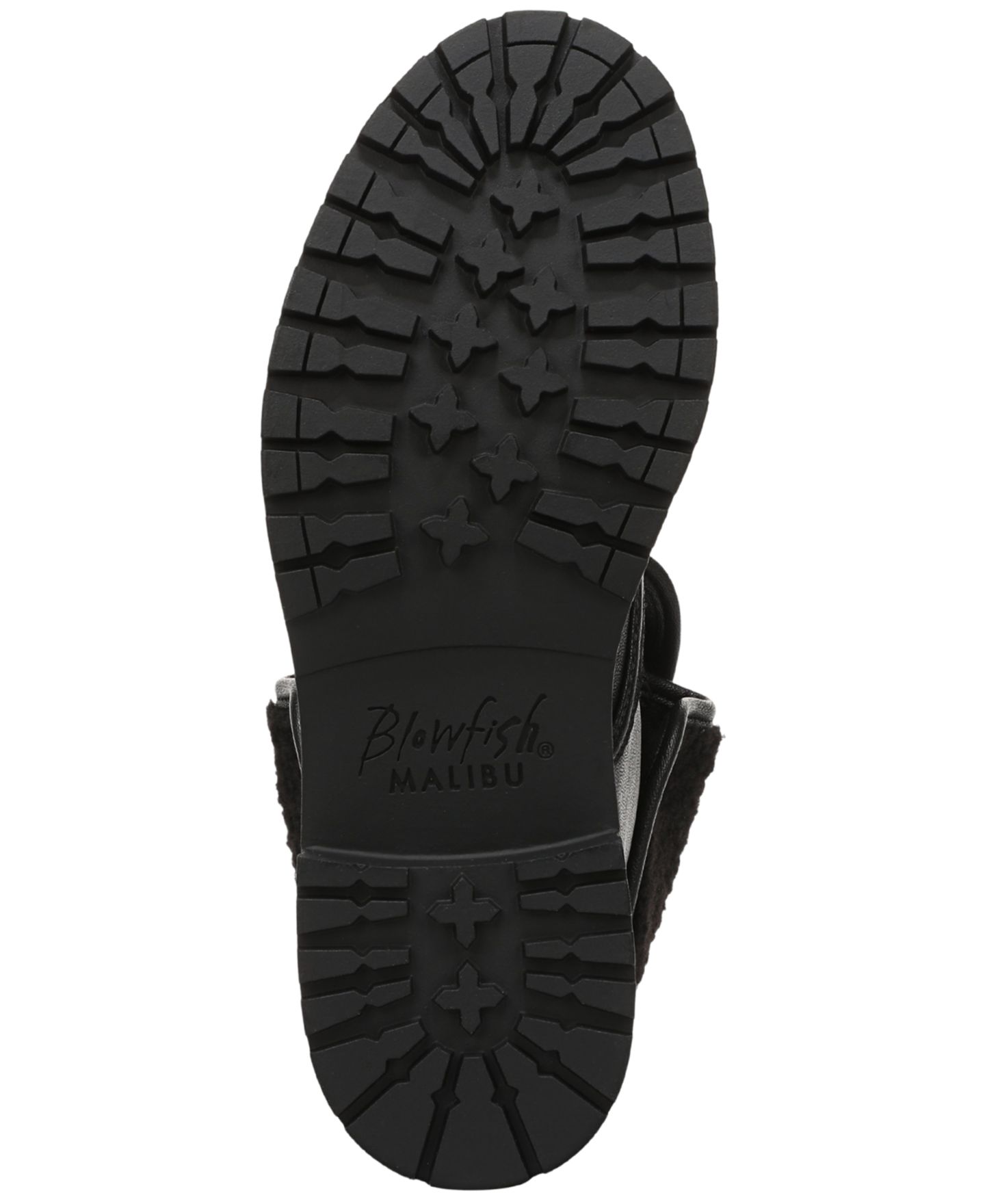 Женские ботинки Blowfish Malibu Andy Cozy Lace-Up Short Booties, цвет: Чёрная искусственная кожа / Искусственный — фото 5