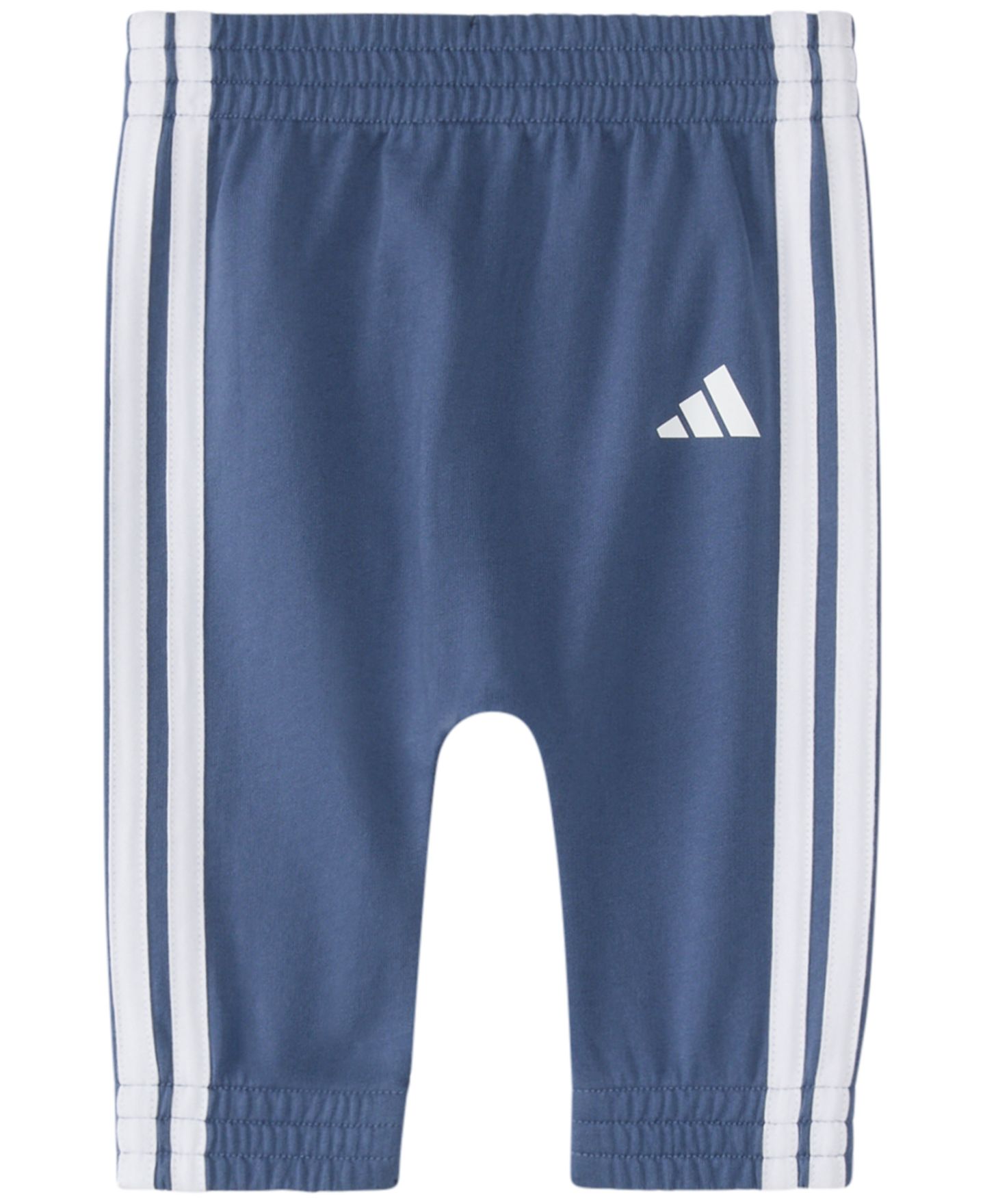 Детский комплект adidas для малыша: боди с логотипом с длинным рукавом и брюки, цвет: Светлый синий — фото 4