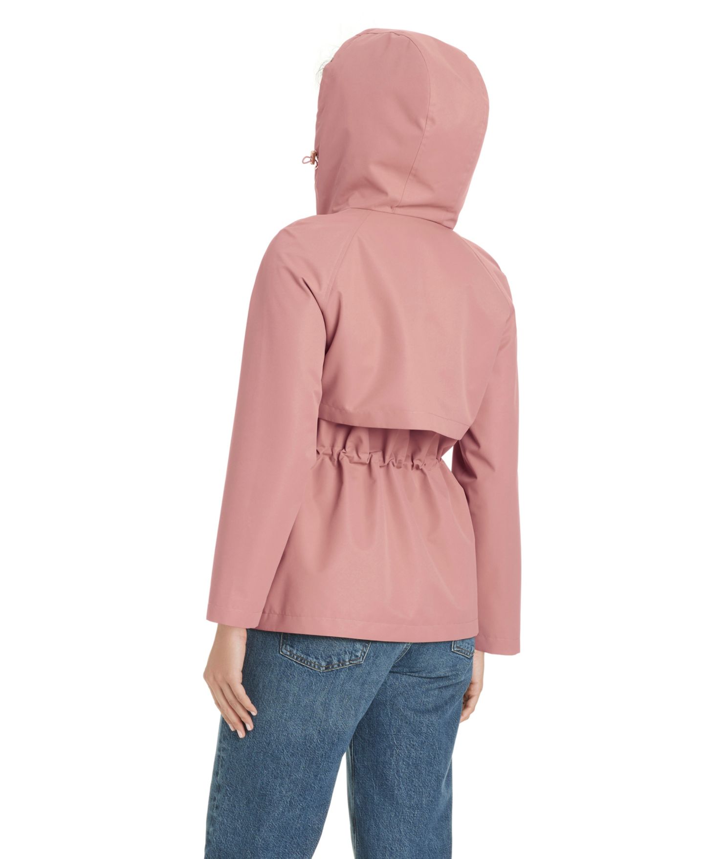 Женское пальто kate spade new york Short Zip Up Anorak Coat, цвет: Пыльный розовый — фото 5