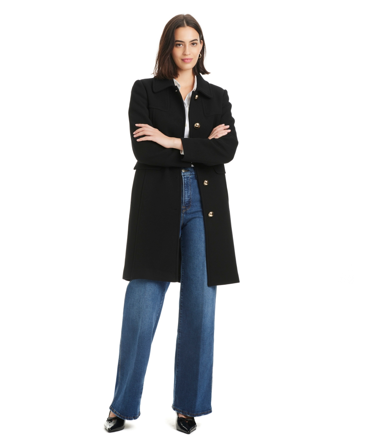 Kate Spade New York Women's Single Breasted Coat