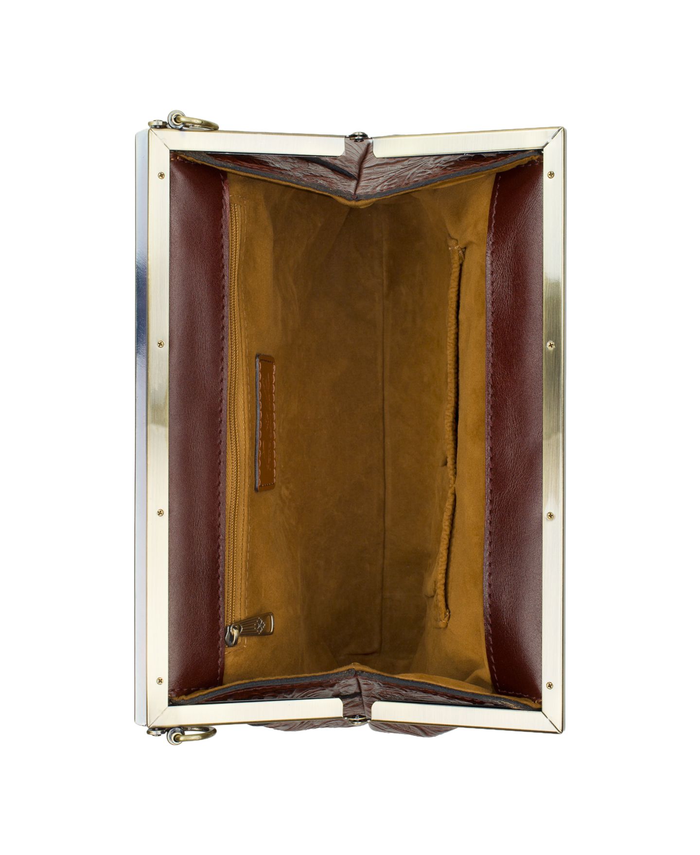 Женская сумка Patricia Nash Vilaine Small Tooled Leather Frame, цвет: Коньячный — фото 4