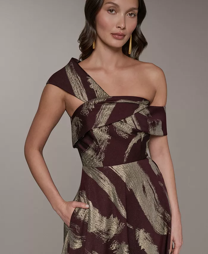 Women's One-Shoulder Evening Gown - thumbnail 3
