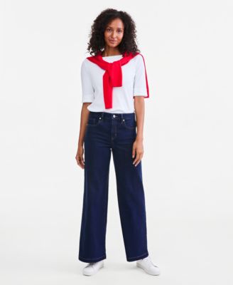 Women's High-Rise Wide-Leg Jeans