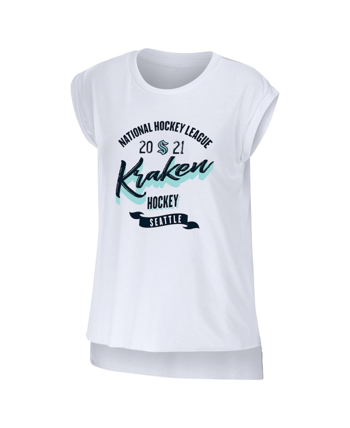 Женский топ WEAR by Erin Andrews White Seattle Kraken Domestic — фото 2