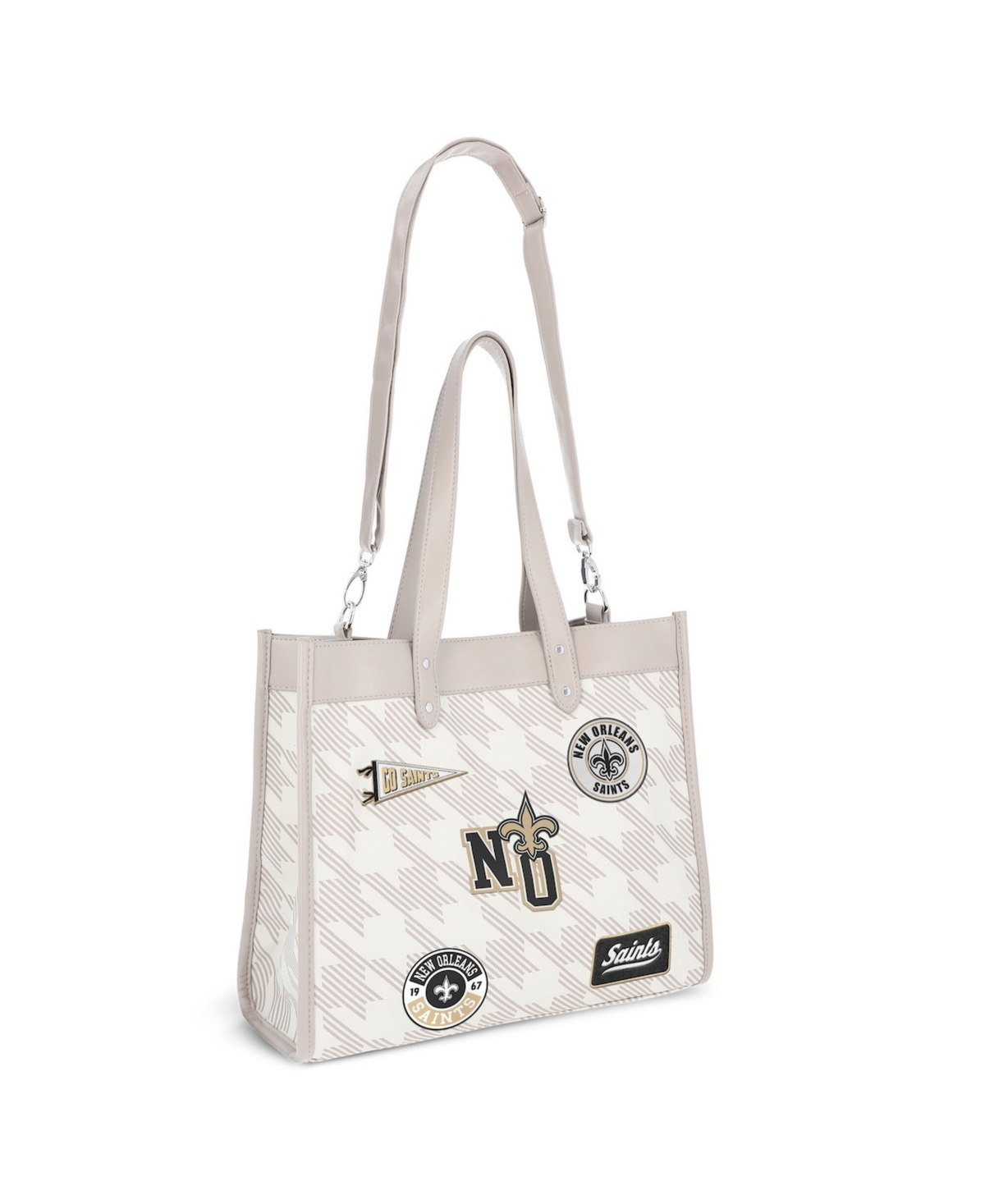 Wear by Erin Andrews New Orleans Saints Patch Printed Tote Bag