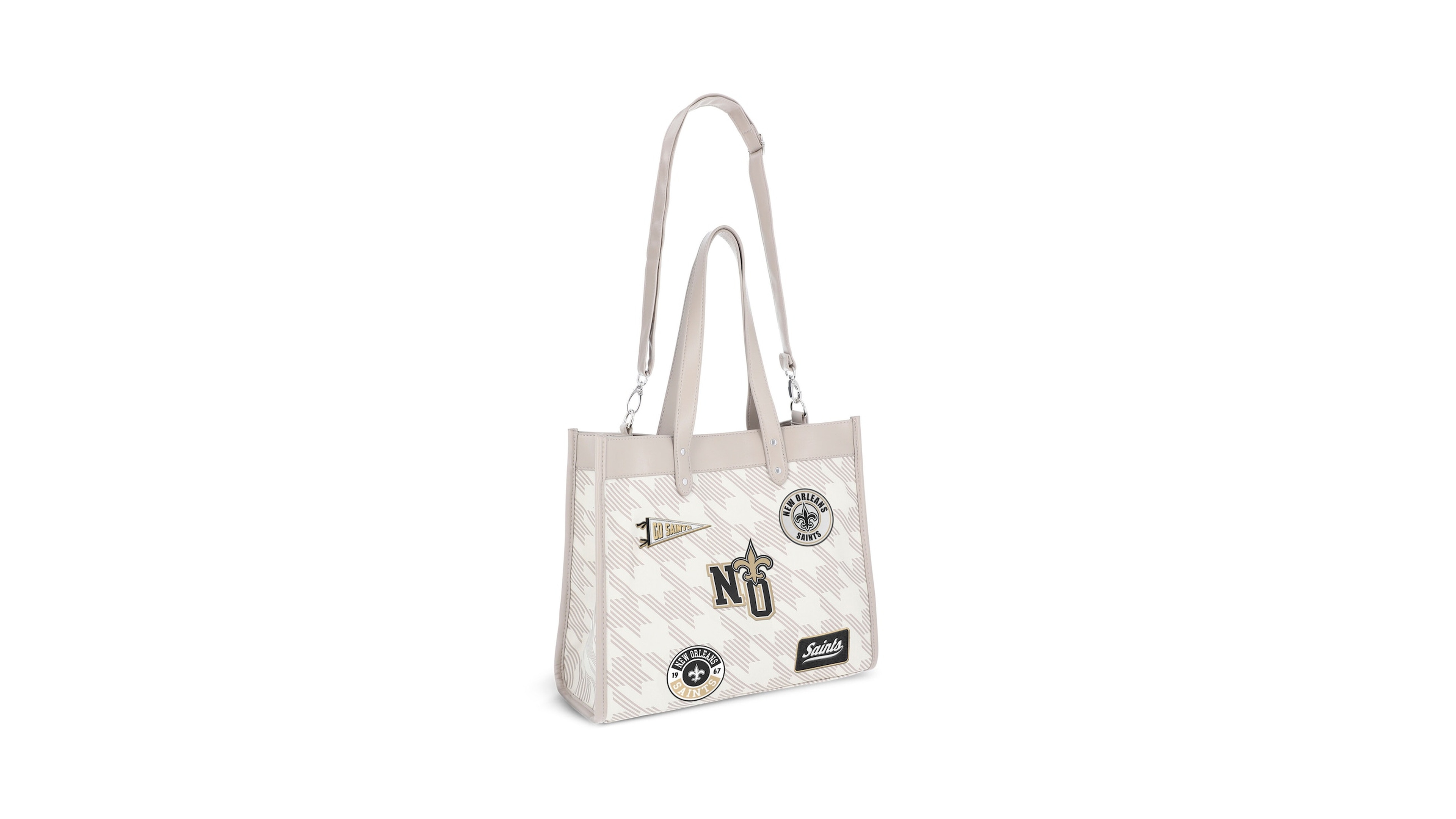 Wear by Erin Andrews New Orleans Saints Patch Printed Tote Bag