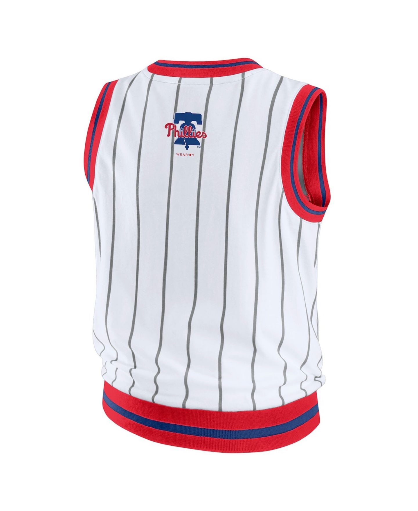 Женский топ WEAR by Erin Andrews White Philadelphia Phillies Sporty — фото 3