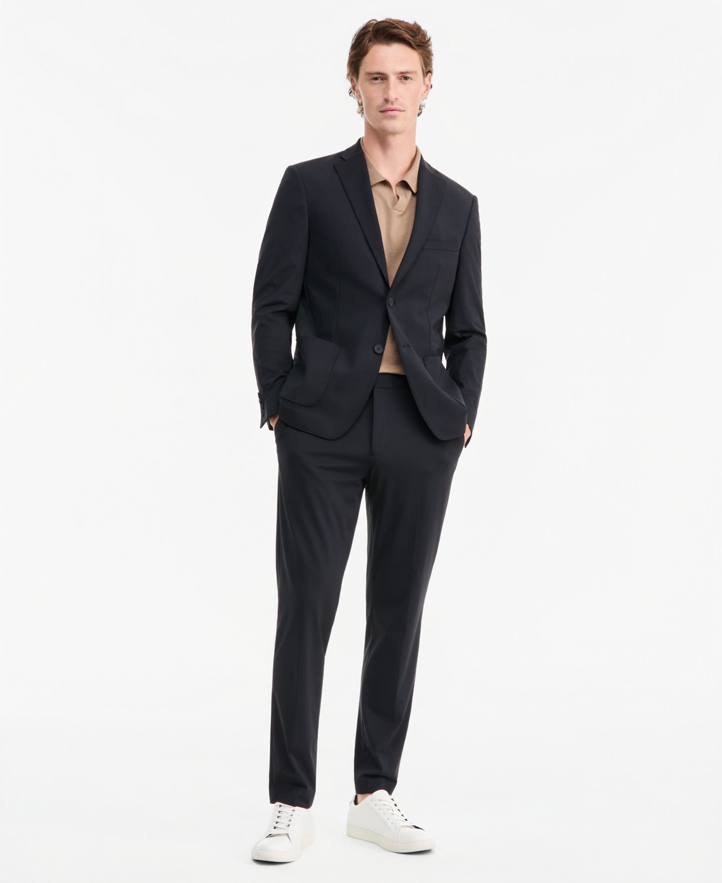 Мужской пиджак Alfani Regular-Fit Everyday Suit Jacket, цвет: Глубокий чёрный — фото 4