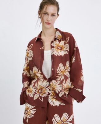 Women's Printed Lyocell Shirt
