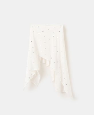 Women's Asymmetrical Sequined Skirt