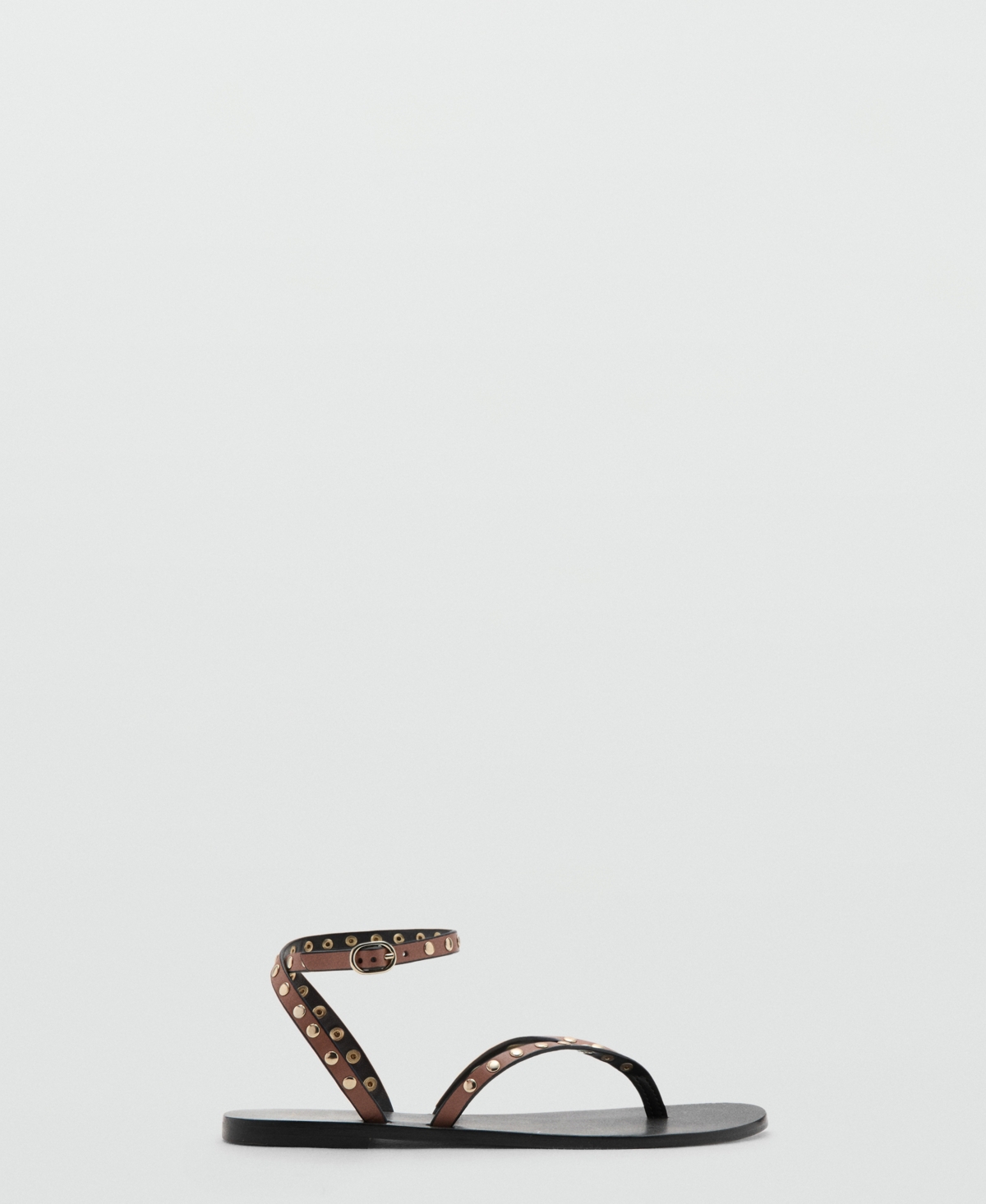 Mango Women's Studded Sandals - Leather