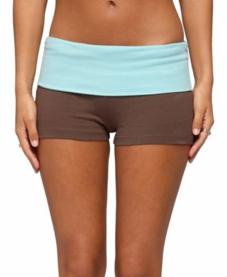 Women's Emmey Contrast Foldover Shorts