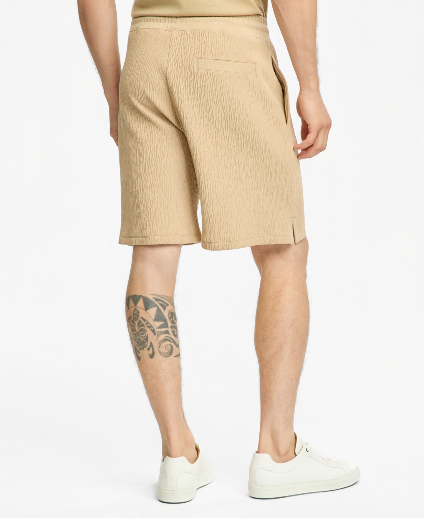 Мужские шорты Hugo Boss Denoshort, цвет: Бежевый — фото 7