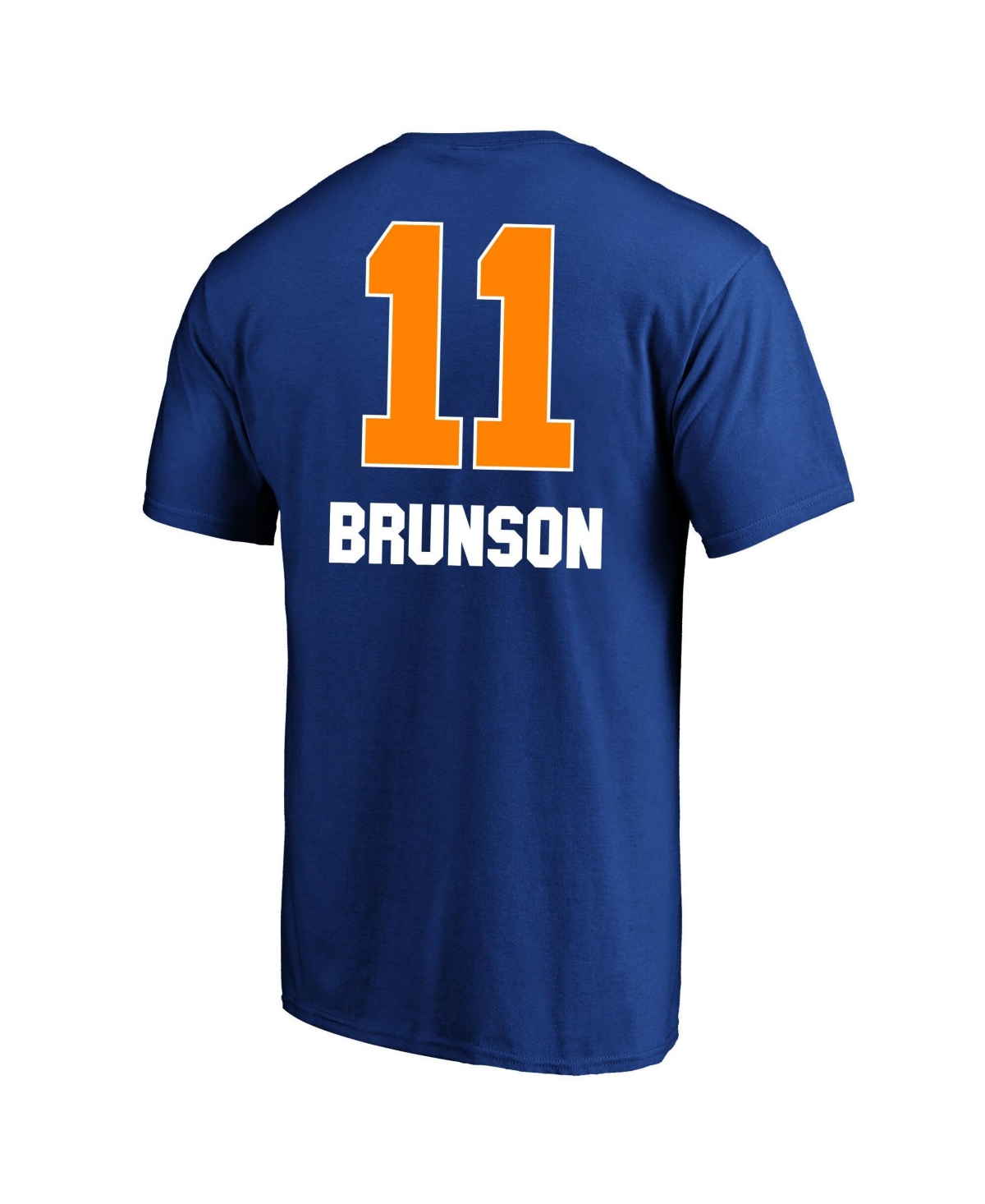 Fanatics Men's Jalen Brunson Blue New York Knicks Big Tall Name Number T-Shirt