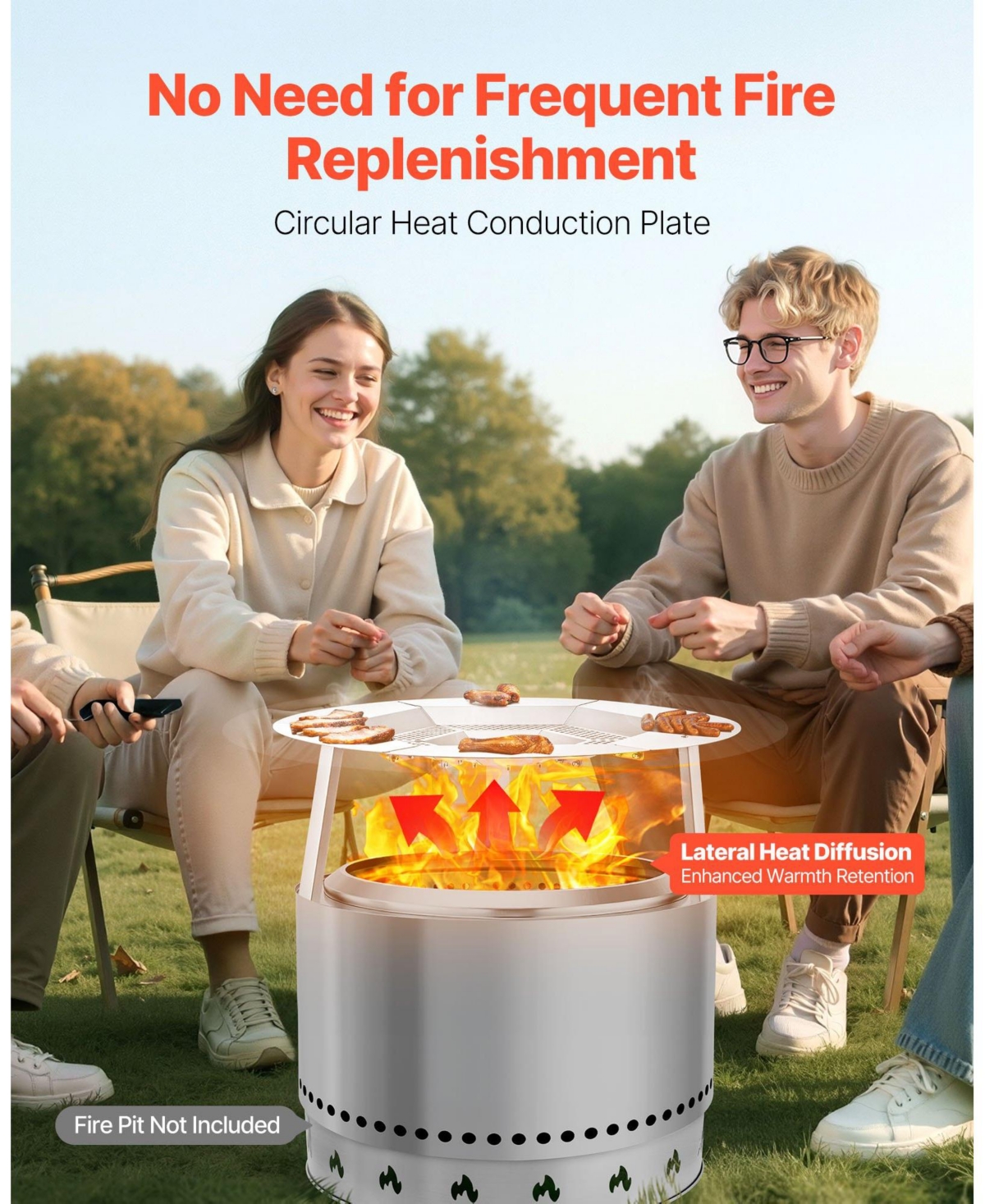 Cozito Fire Pit Heat Deflector