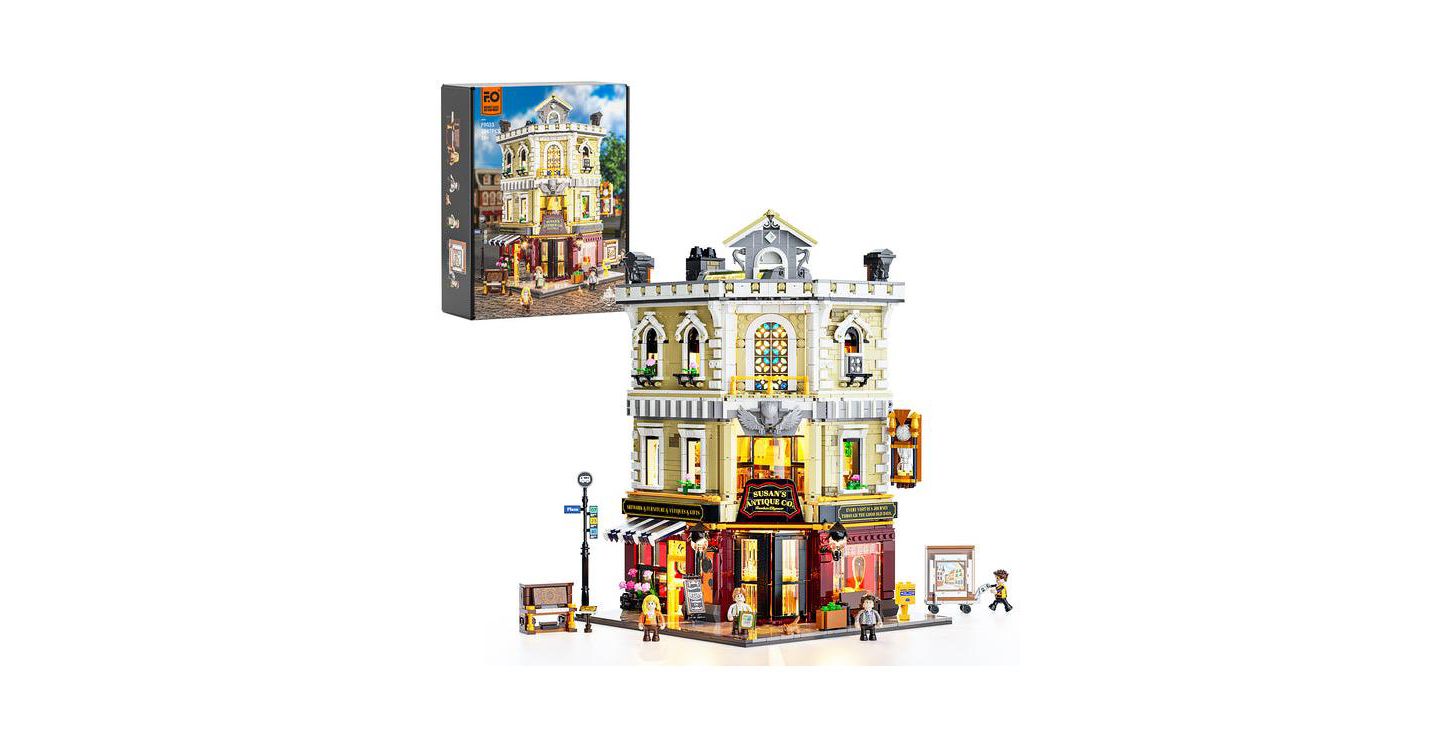 Детский конструктор Lumibricks Antique Store 2,847-Piece LED-Light Modular Building Set, Ages 16+ — фото 1
