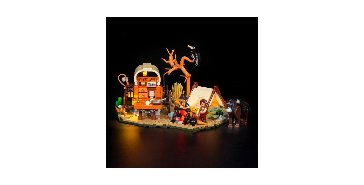 Детский конструктор Lumibricks Cowboy Camp Light-Up 542-Piece Building Set, Ages 18+ — фото 2