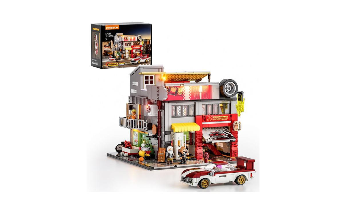 Lumibricks Street Mod Garage
