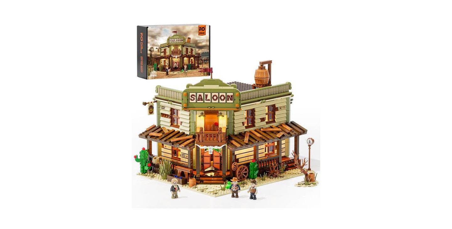 Детский конструктор Lumibricks West Saloon 2026-Piece Building Set, Ages 16+ — фото 1