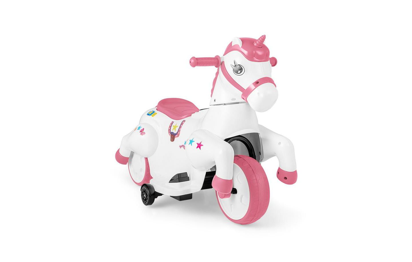 Детская игрушка HONGGE 12V Unicorn Ride-On Toy, Ages 3+, цвет: Розовый — фото 1