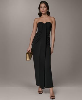 Petite Strapless Sweetheart Maxi Dress