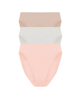 Women's Bliss Bare Cotton High Cut Brief 3-Pack