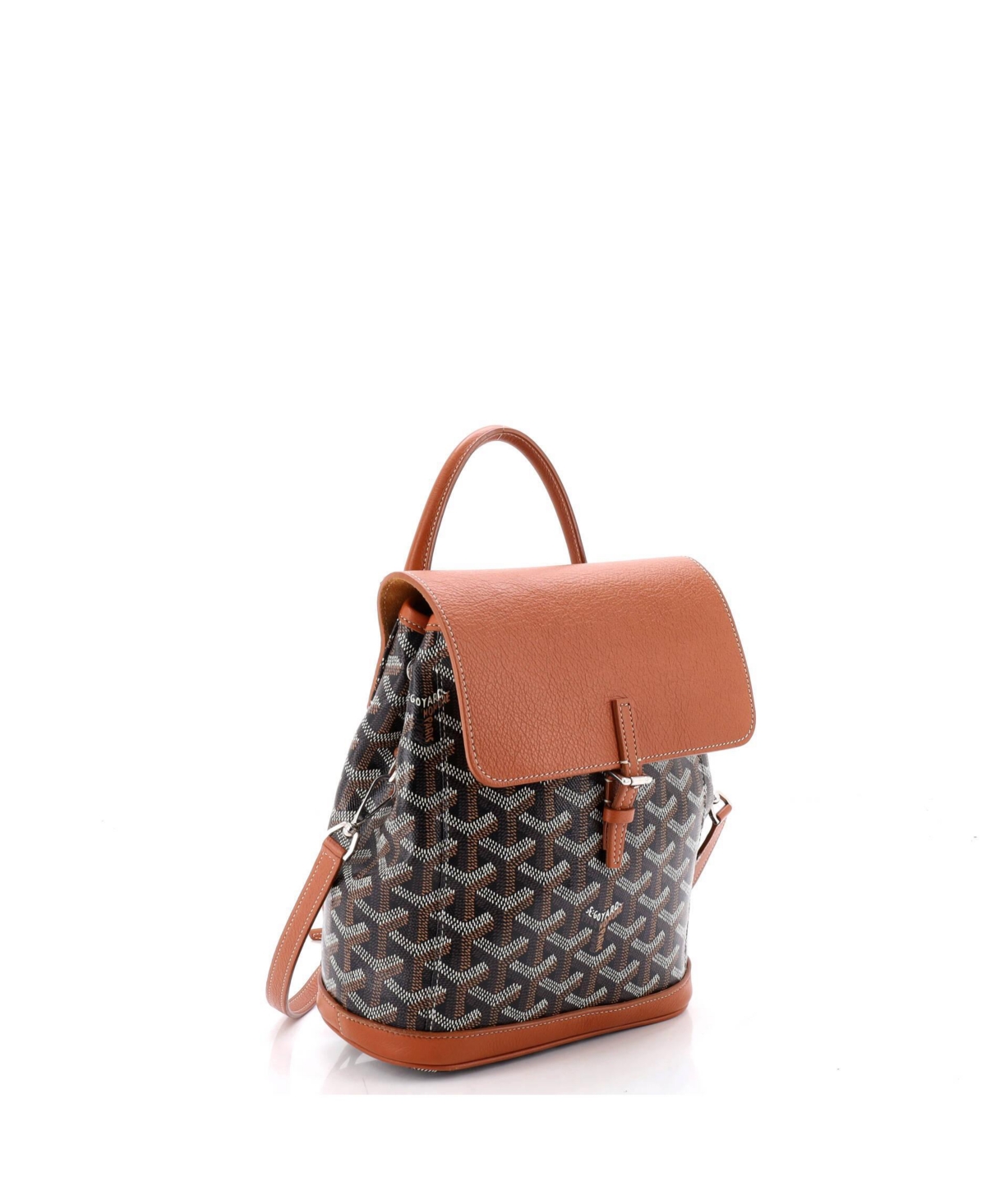 Pre-Owned Goyard Mini Alpin Backpack Coated Canvas
