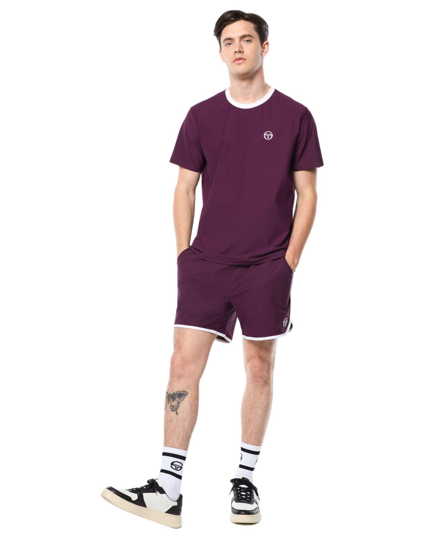 Мужская футболка Sergio Tacchini Grata Active, цвет: Фиолетовый — фото 2